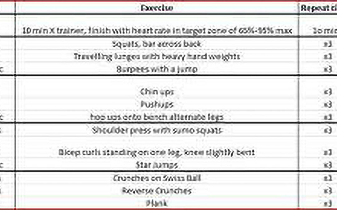 Benefits of Cross Training + Program Ideas