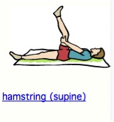 Hamstring stretch