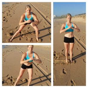 Body workout beach