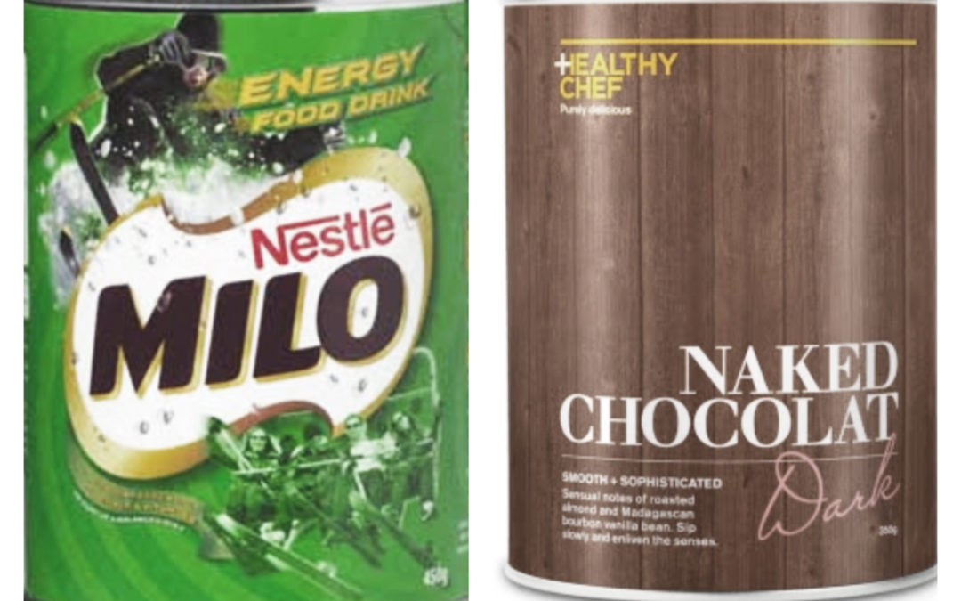 Product Comparison Series Part 3: Milo Vs The Healthy Chef Naked Chocolat