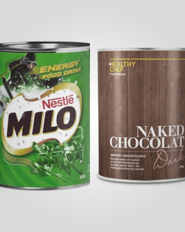 Product Comparison Series Part 3: Milo Vs The Healthy Chef Naked Chocolat