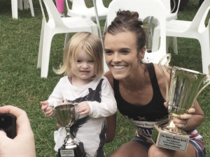 Olympian Eloise Wellings trophies