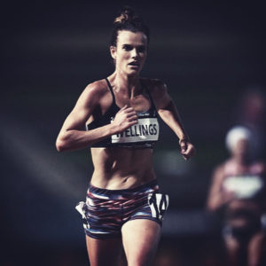 Olympian Eloise Wellings competing