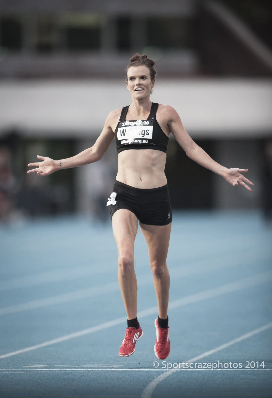 Eloise Wellings national 10k title Dec 2014