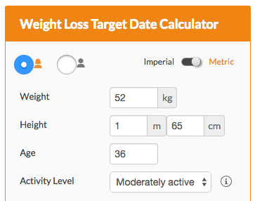weight loss calculator how long will it take