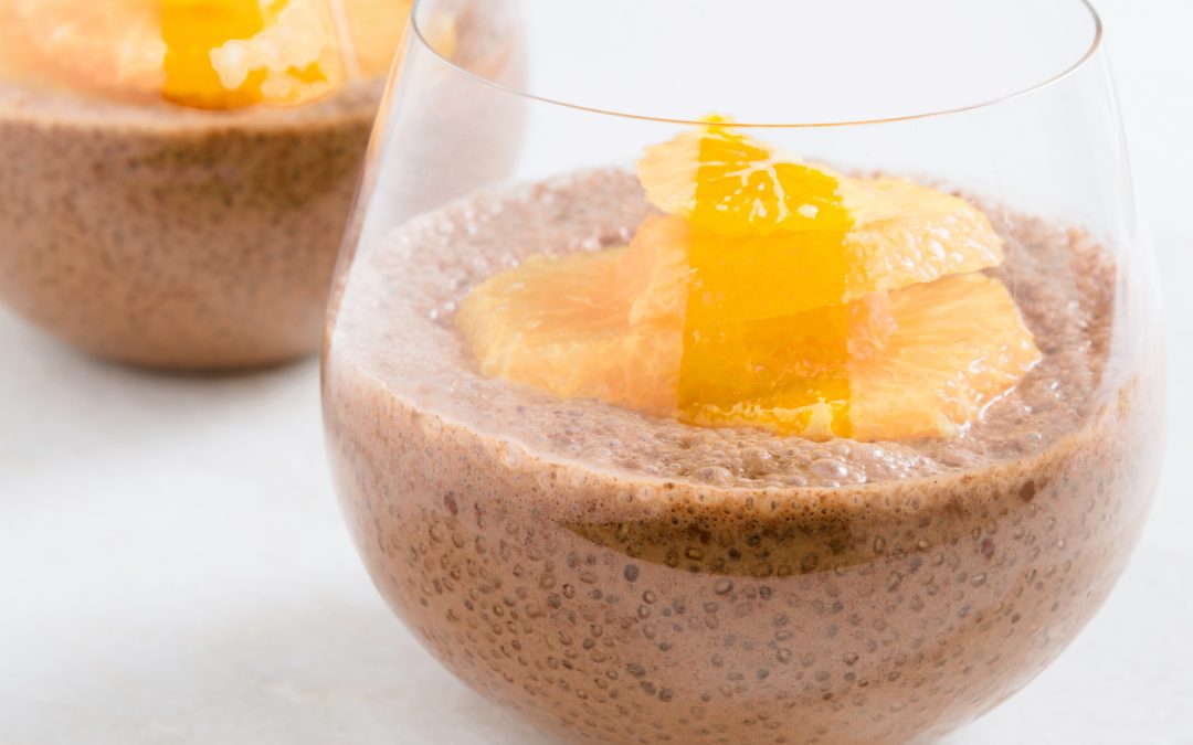 Cacao Chia Puddings