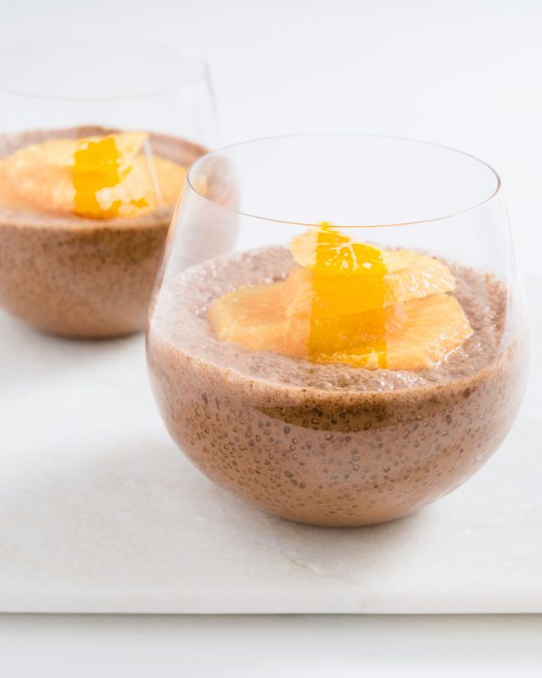 Cacao Chia Puddings