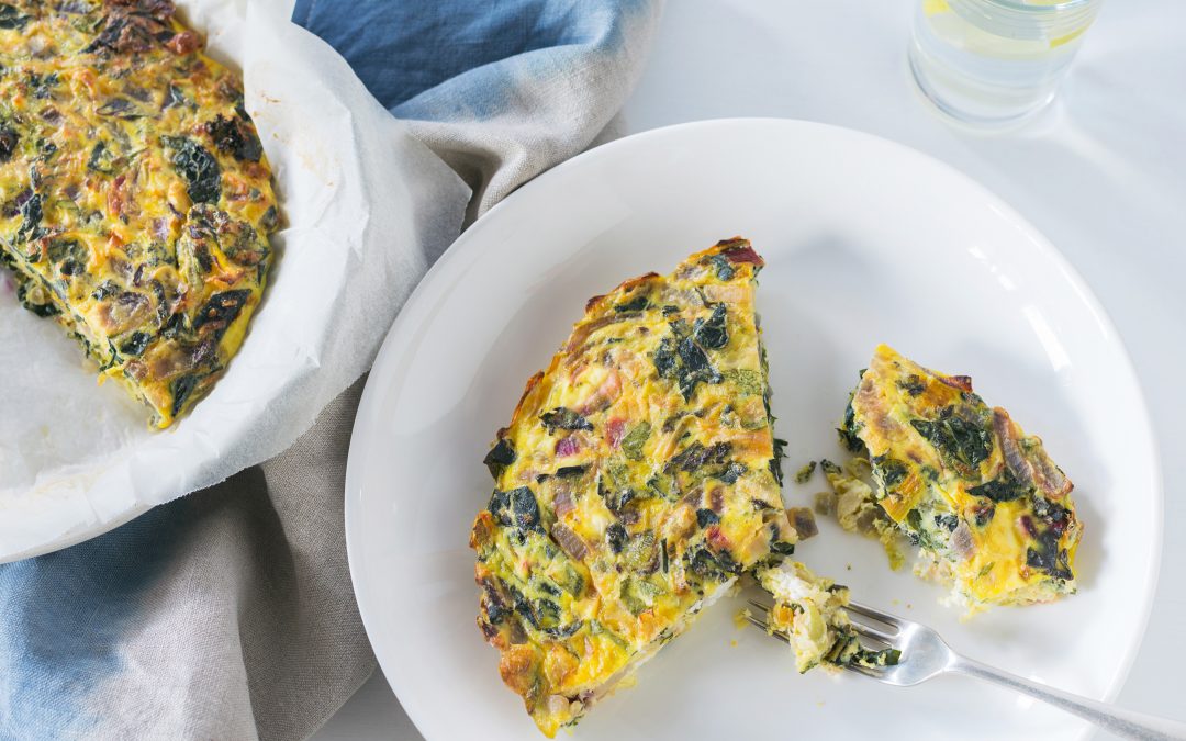 Naked Greens & Feta Pie