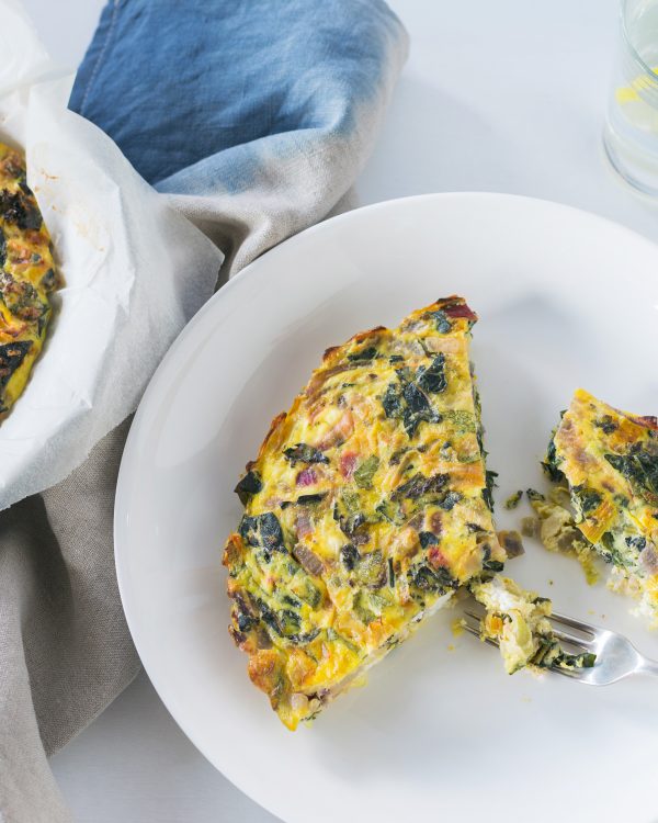 Naked Greens & Feta Pie