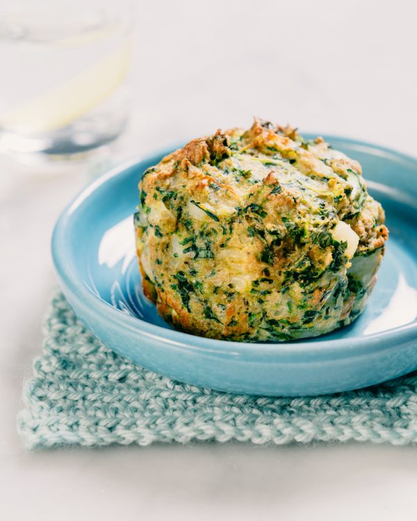 Spinach Zucchini Cheese Muffin